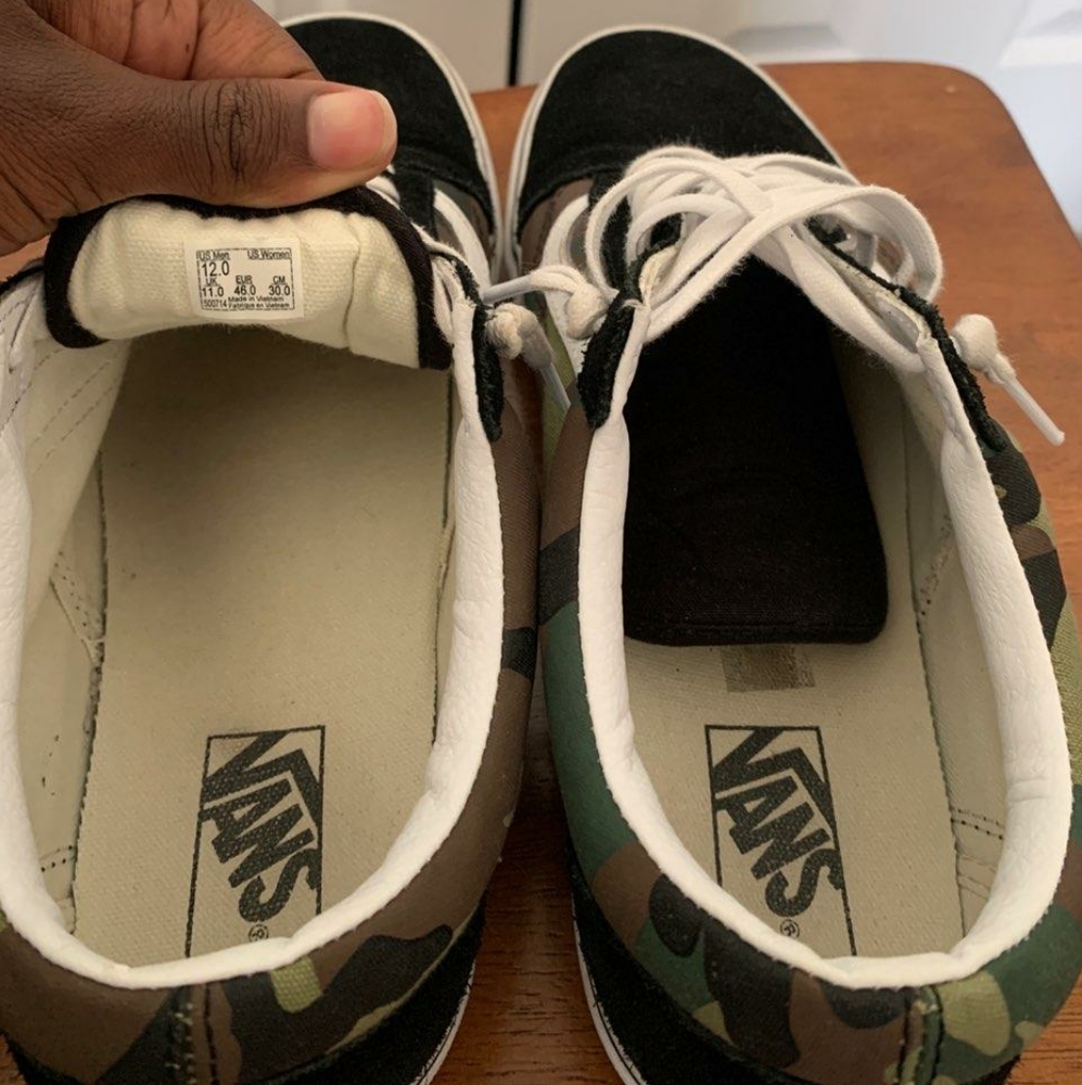 Vans Old Skool Camo size 12